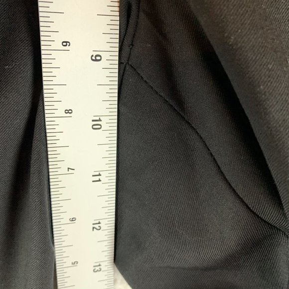 J.CREW Dress Pants Women 8 Black 100% Wool Mid-Rise Classic Formal Straight 8515 - Picture 6 of 8